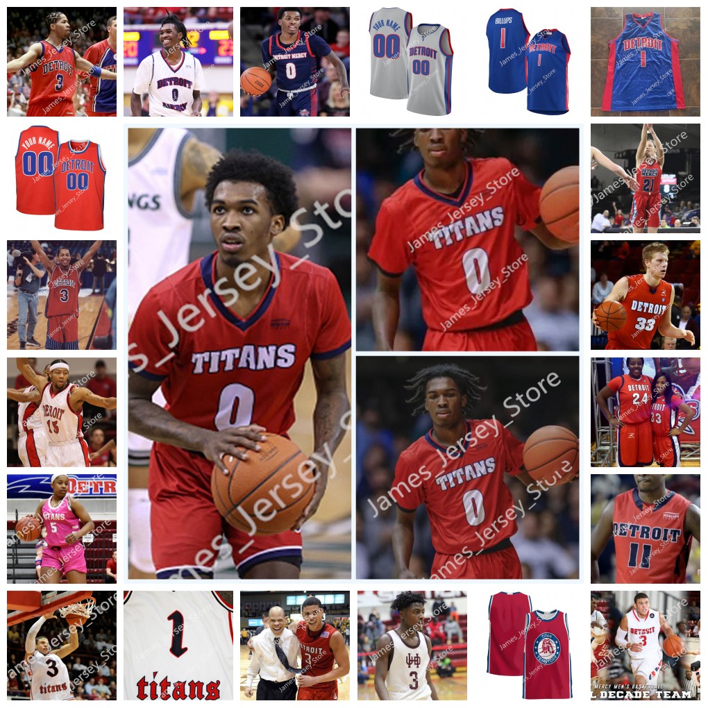 Maillot de basket-ball universitaire cousu Mercy Titans 3 Rashad Phillips 17 Bob Calihan 22 Dave DeBusschere 24 Earl Cureton 32 Eli Holman 34 Wil