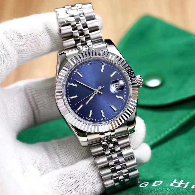 

13 colors V3 Automatic 2813 Mechanical Watch Men Datejust 36&41mm silver dial solid Clasp President Men Watches Male sweeping Wristwatch U1, Only water proof