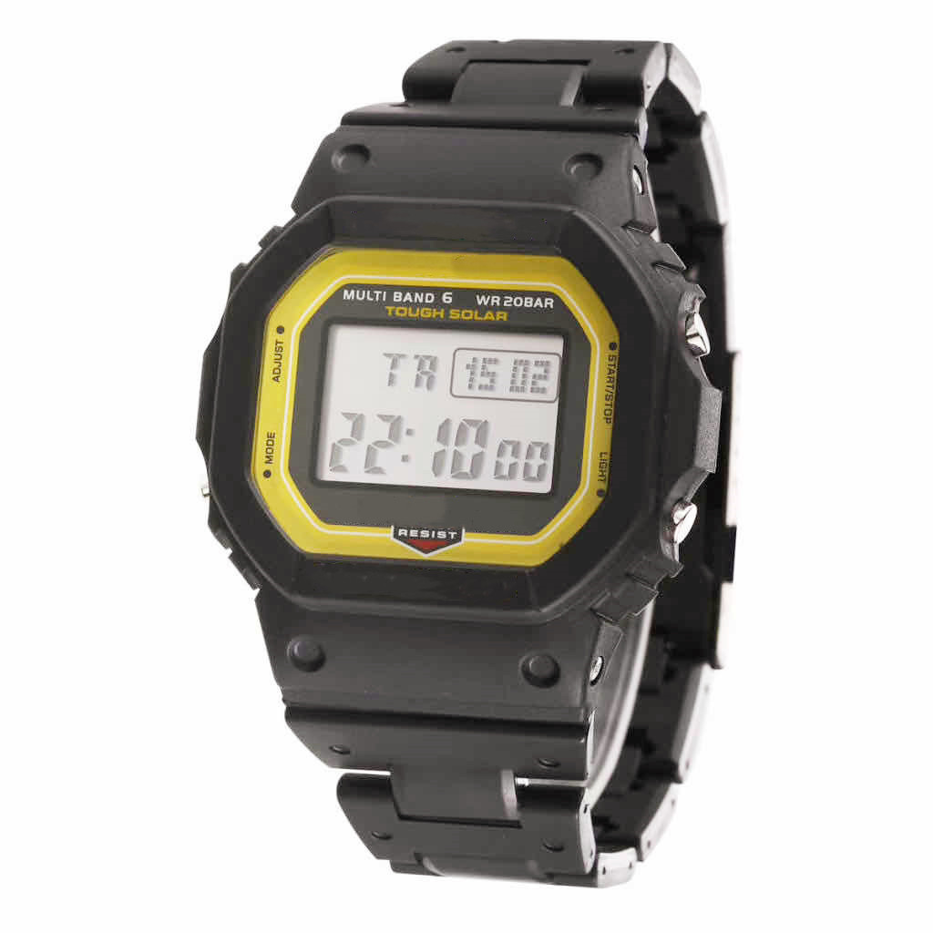 

DW-5600 Watch Sports Quartz Digital Men's Watch Folding Buckle LED Cold Light Dual Display Full Function Waterproof World Time