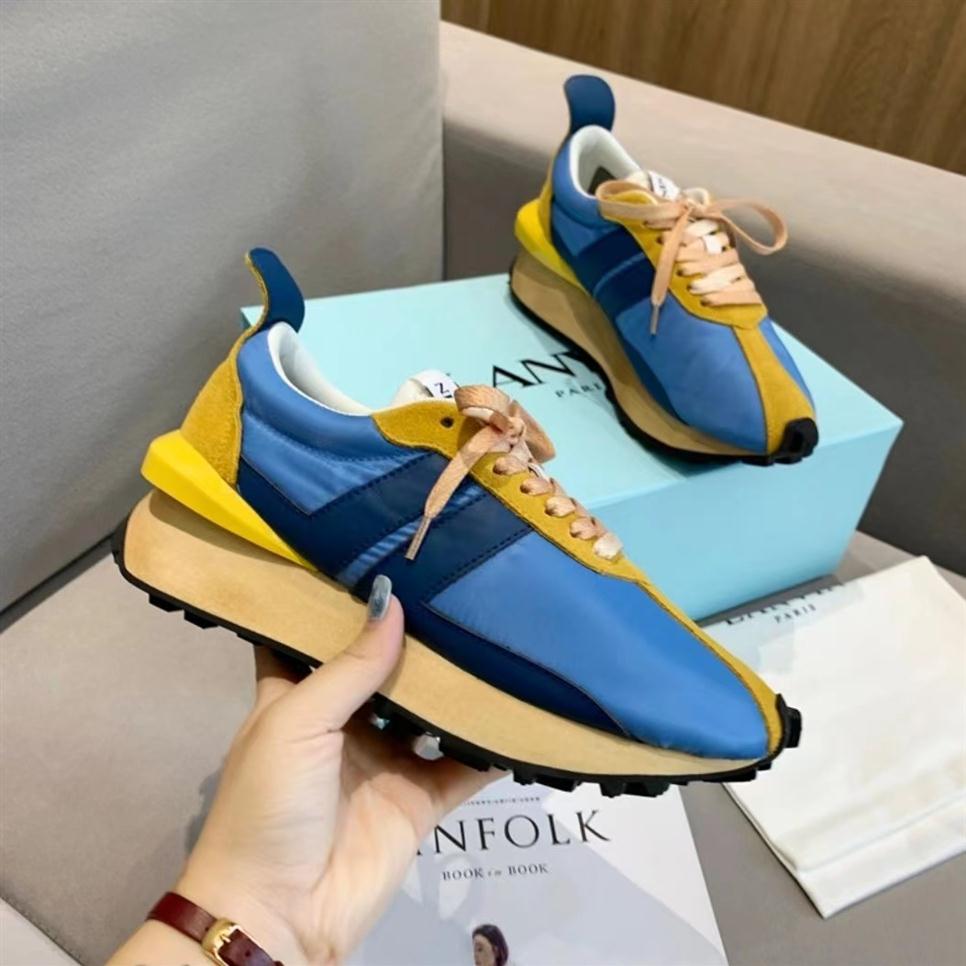 

2022 Sneakers Shoes Designer Sneaker Boots Brand Bumpr Retro Men Women Lanvins Casual Shoes Size35-44319z, 01