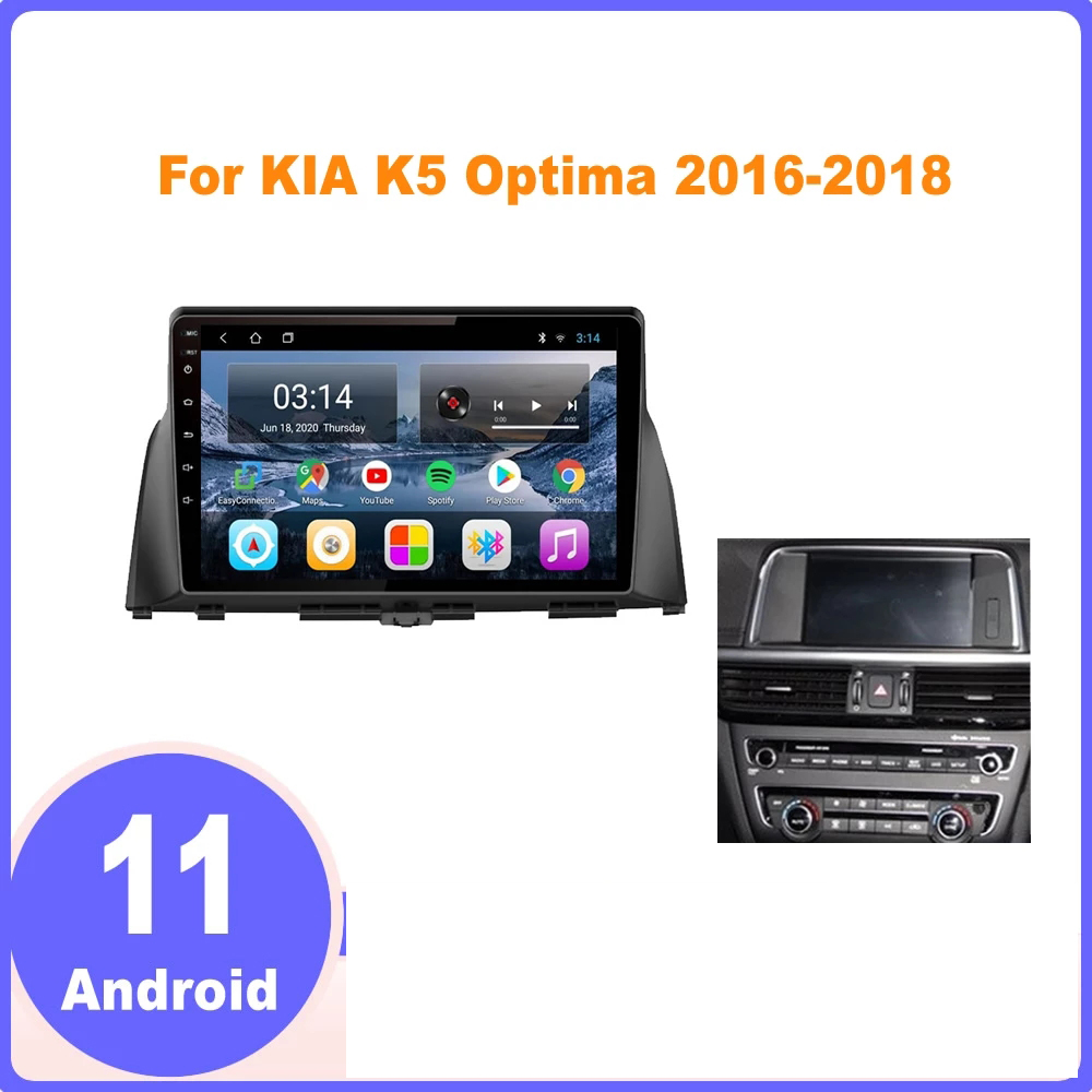 

10.1inch Android Car Video GPS Navigation for KIA K5 2016-2018 with Audio Radio Bluetooth
