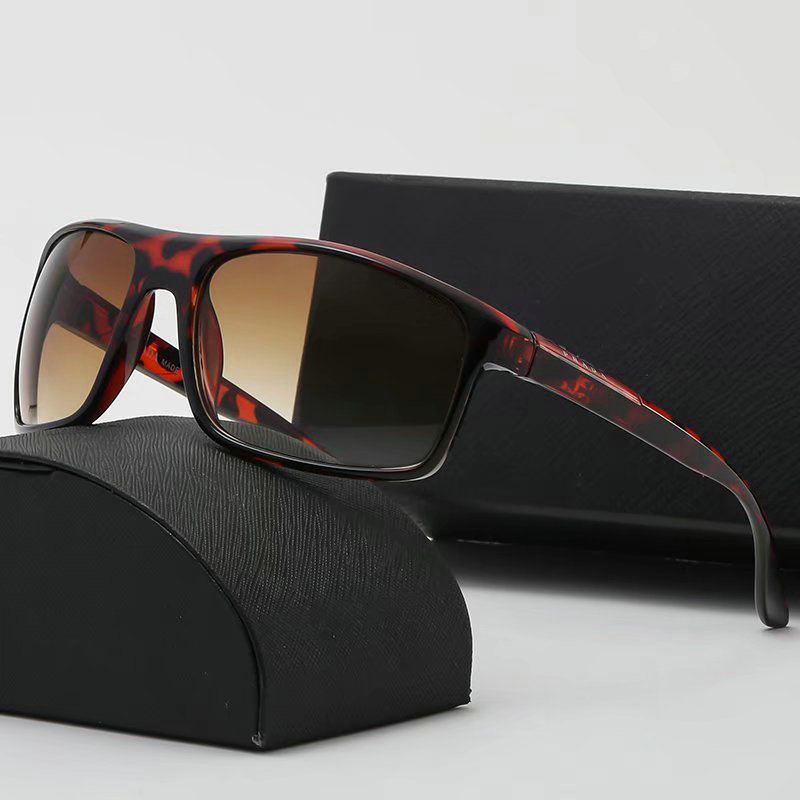 men Vintage Oversized Square Sunglasses Women Brand Designer Luxury Retro Black Frame outdoor Linea Rossa Sun Glasses sport Female UV400 Shades L