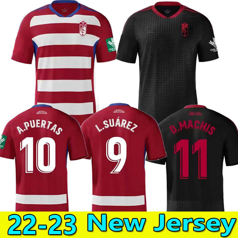 

camiseta Granada CF soccer jerseys 22 23 A.PUERTAS L.SUAREZ D.MACHIS Granada football shirts adult and kids kit M.AREZO Domingos Duarte, 22-23 home