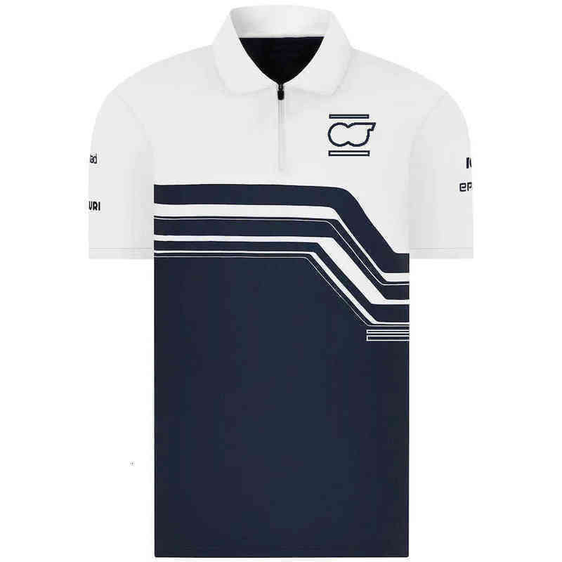 

New Season F1 Team Racing Suit T-shirt Formula First Half-sleeve Clothing Series Lapel Polo Shirt