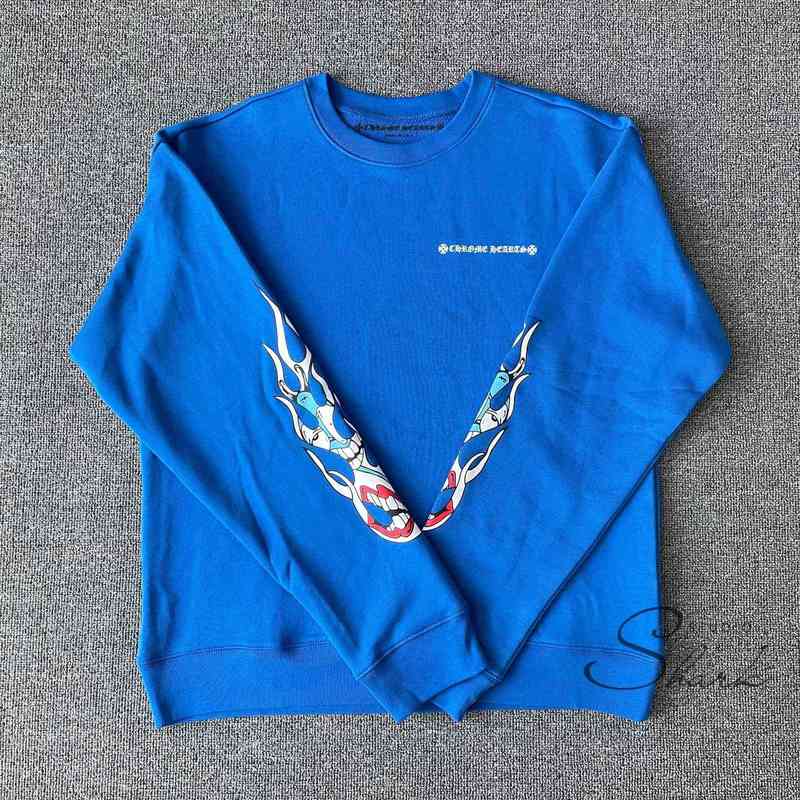 Sweat ¢ capuche pour hommes et femmes Graxin Graxin Round Pull Blue Yu Shuxin M↑me manche imprim←e