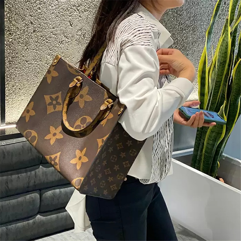 

Large Capacity Totes Fashion Femme Leather Designers Shoulder Bags Woman Handbag Handle Lady Shopping Bag Luxury designer bag H0271, 14