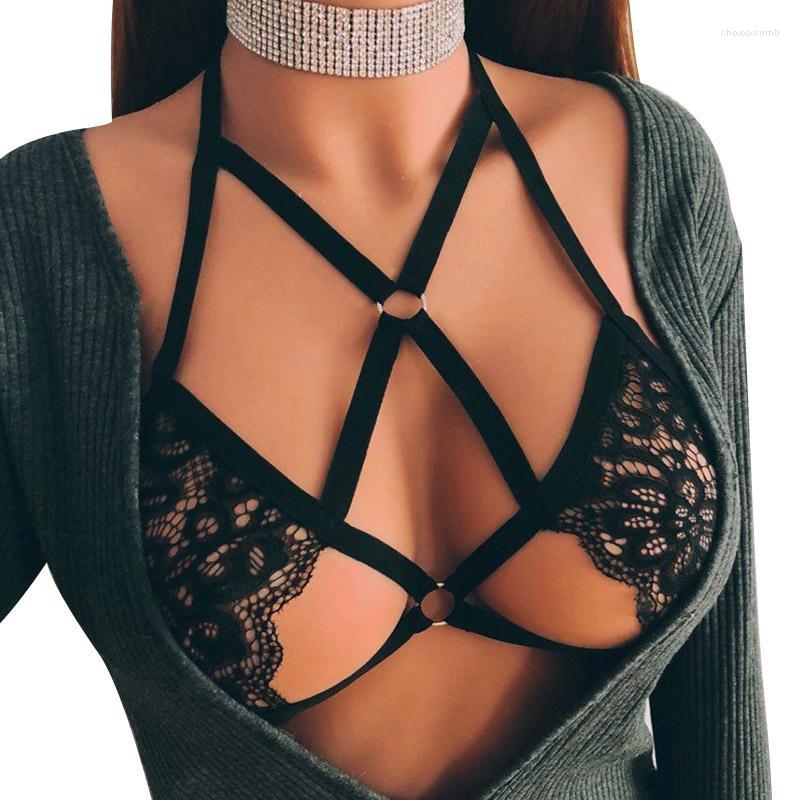 

Lace Bralette For Women Sexy Bandage Underwear Drop 2022, As pic