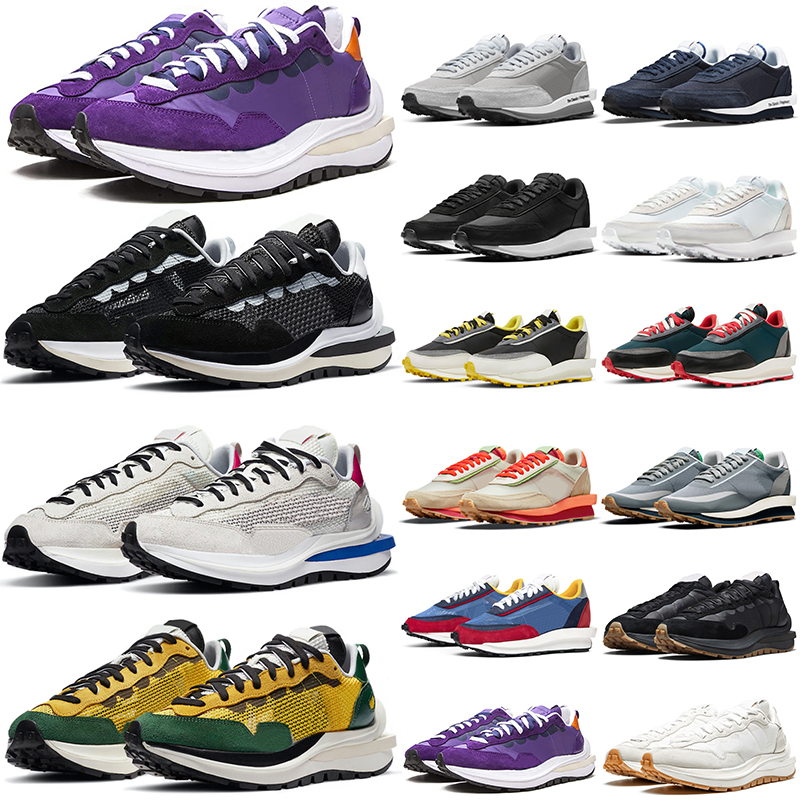 

discount vaporwaffle mens running shoes waffle pegasus fragment Undercover LDWaffle ldv clot Pure Platinum Sail white Nylon men women trainers sports sneakers, Bright citron