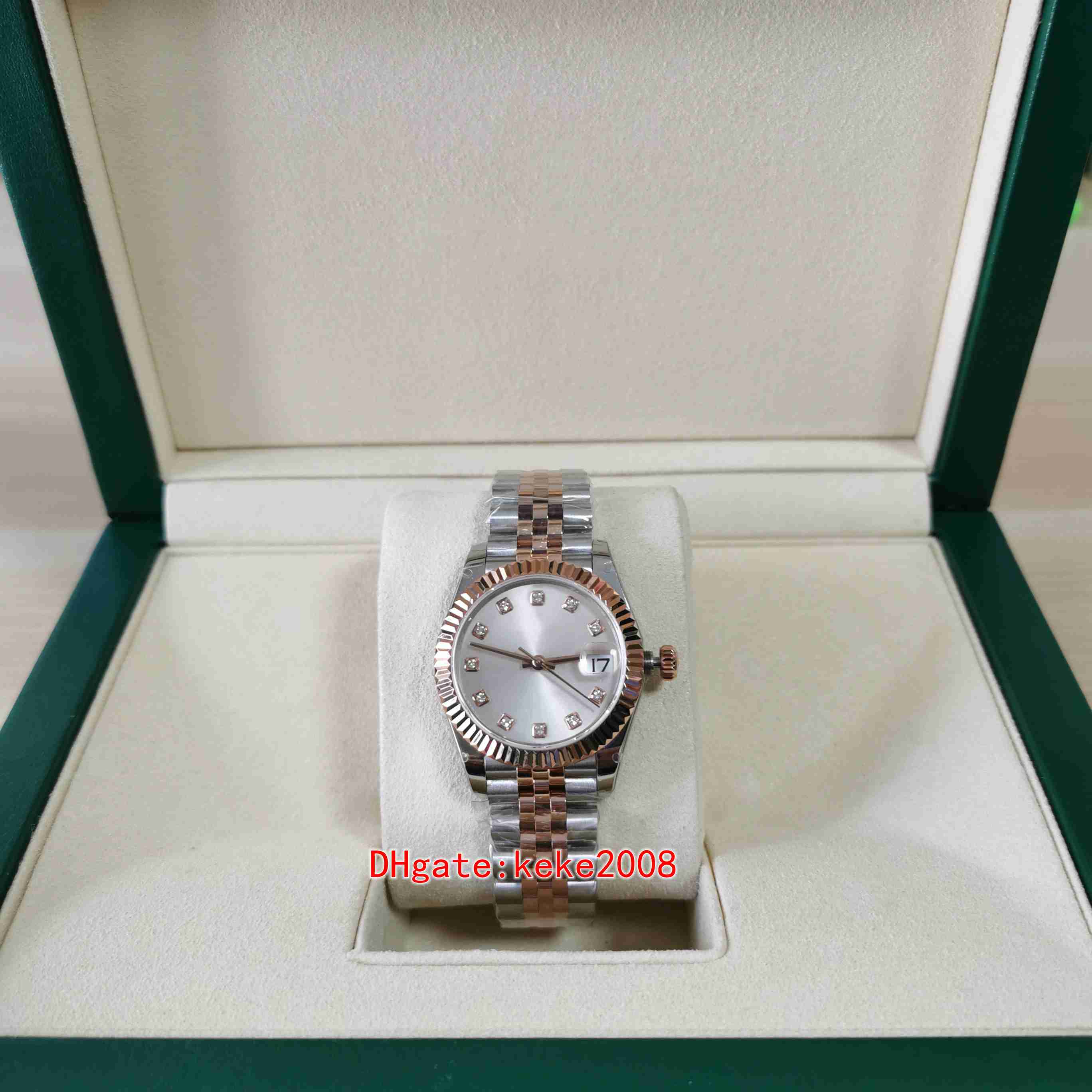 

Fashion BPF Ladies Wristwatches 278271 31mm Two tones Diamond Luminescent 2813 Movement Mechanical Automatic Women's Watches jubilee bracelet box included
