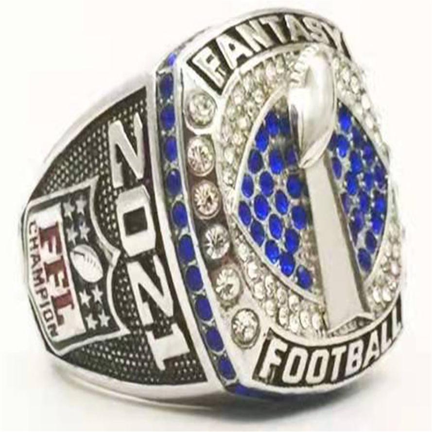 

Personal collection 2021 Fantasy Football Nation Championship Ring with Collector's Display Case276Q