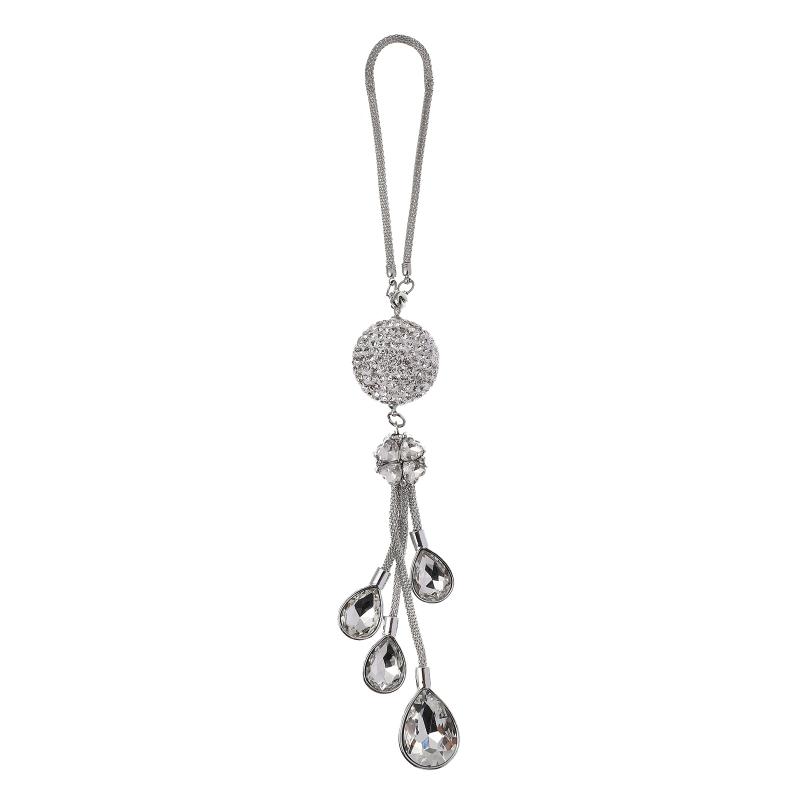 

Interior Decorations Car Rearview Mirror Crystal Pendant Diamond-encrusted Hanging OrnamentInterior