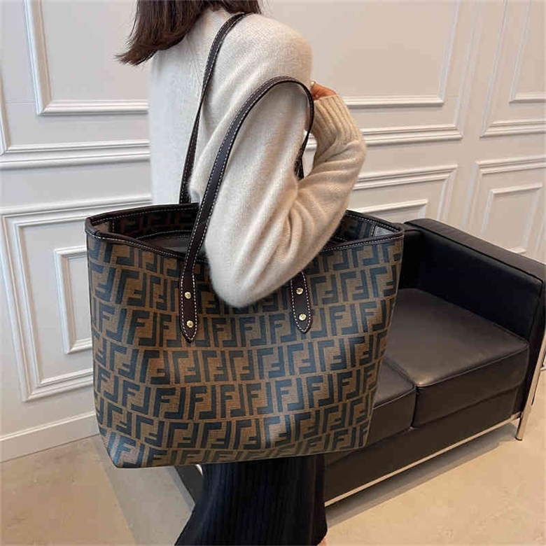 

66% OFF trendy bags 2022 New Designer Handbags capacity printed letter tote autumn and one texture underarm moisture, D-circle