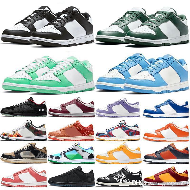 

DK OG lows 2022 men women running shoes UNC University Red Gold Purple Pulse Coast Spartan Green black white syracuse cactus jack OFF designer, #28 75th chicago 36-45