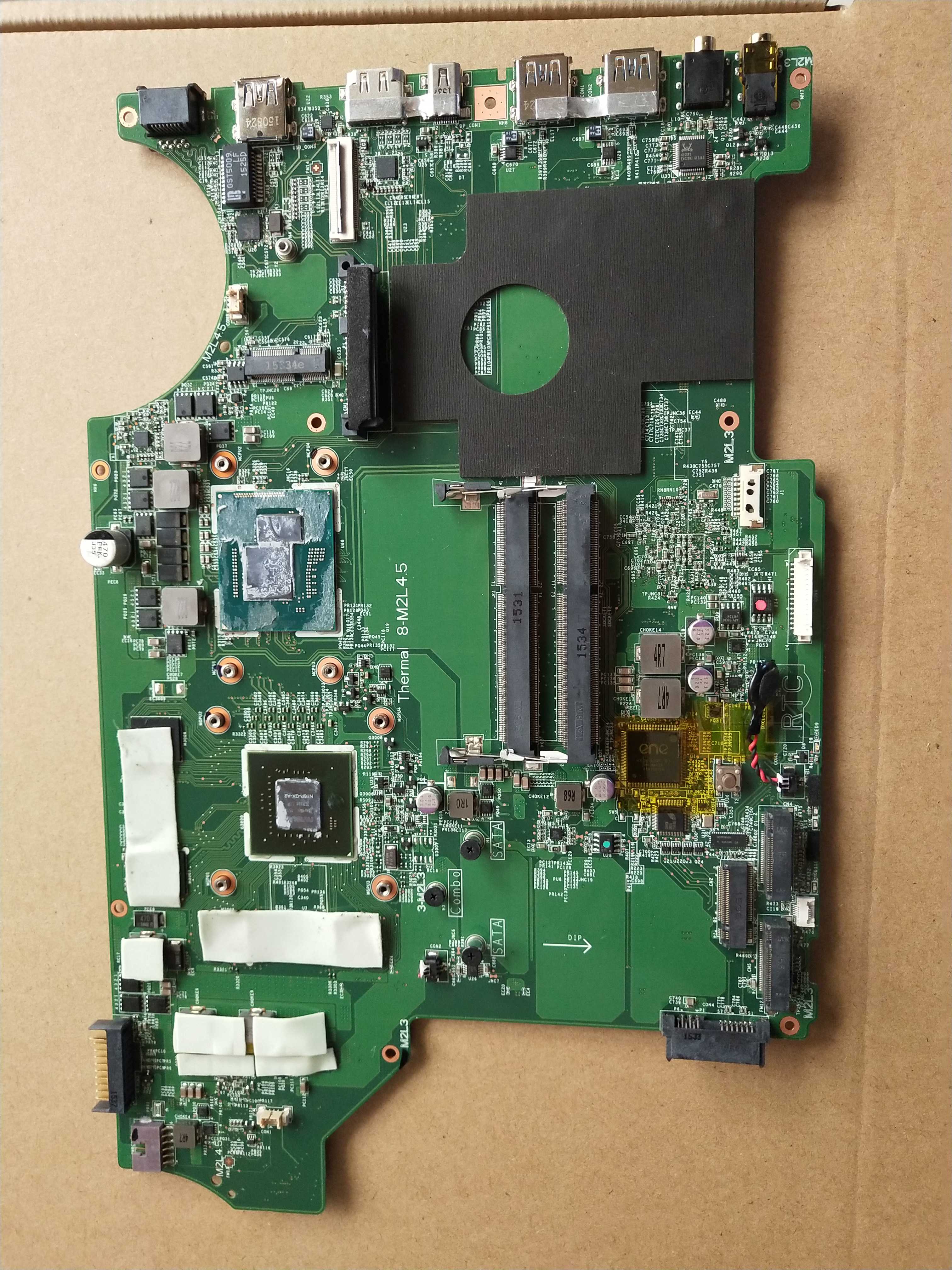 

for MSI GE62 GE72 MS-1795 MS-16J5 notebook motherboard MS-17951 MS-16J51 with CPU i7 6700HQ GPU GTX960M tested 100% work