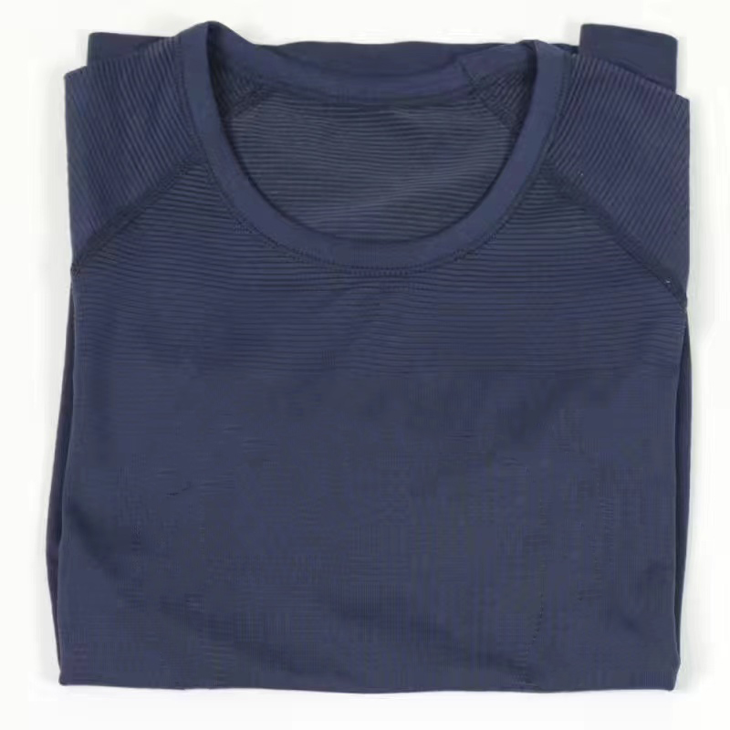 

& Active Shirts Tees Sports Quick Dry T-shirt Designer yoga womens wear ladies Gym Tshirts short sleeved Moisture Wicking Knit High Elastic Fitness Solid OXT4UMLO, Ll 10