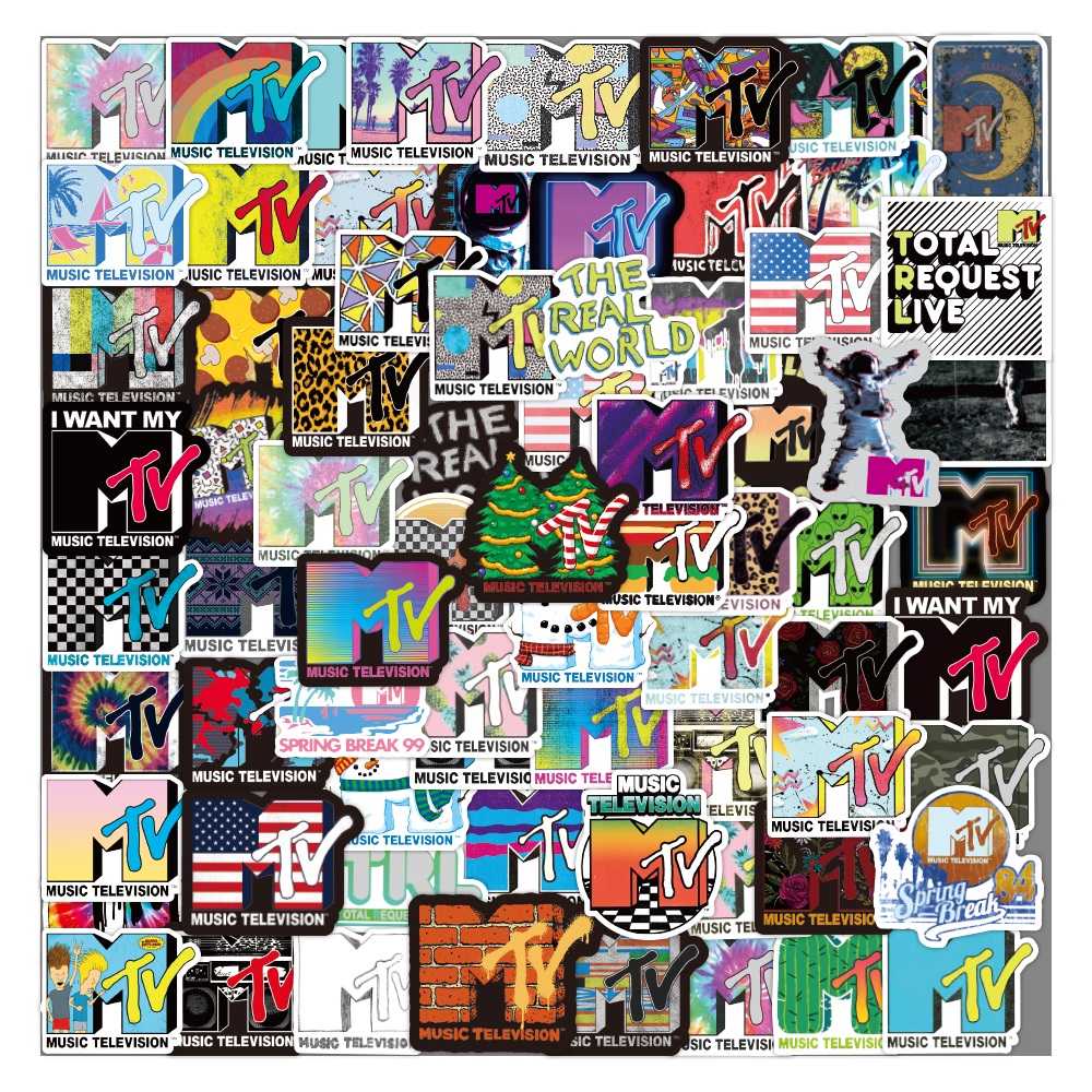 

100PCS Cool Street Fashion Logo Graffiti Stickers Aesthetic Laptop Skateboard Phone Waterproof Decal Sticker Pack Kid Toy