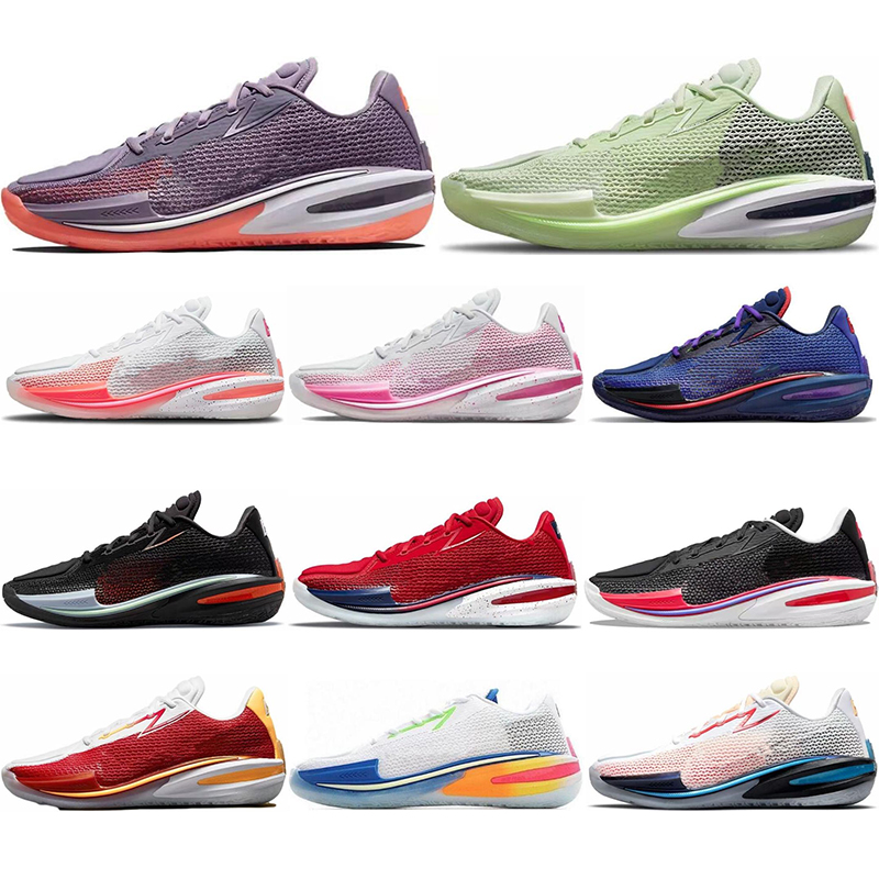 NEW latest Zoom G.T. Cut Mens Basketball Shoes Low Sneakers GT Black Crimson Green Grinch Laser Blue University pink breast cancer Yellow Mesh Sp