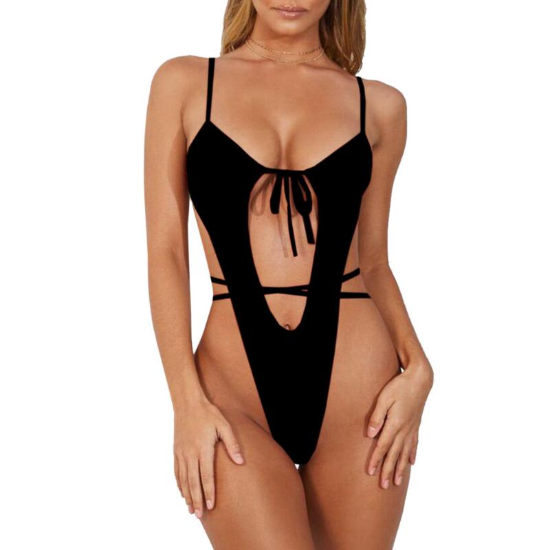 

Women's Swimwear Animal Print Only Womens High Cut Thong Women Hair For AreaWomen's Women'sWomen's, Brown