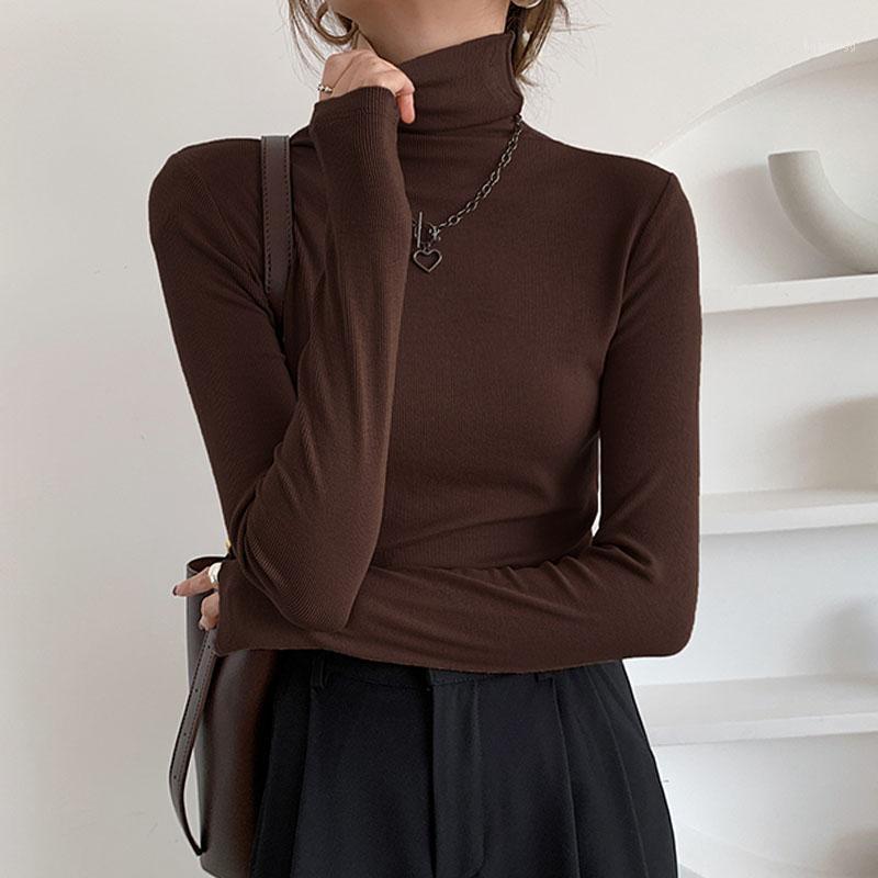 

Korean Fashion Clothing For Women 2022 Shirts Blusas Largas Ladies Tops Vintage White Long Sleeve Solid Blouse Thicken Top 0833 Women's Blou, Black