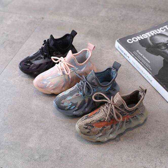 Nouveau printemps enfants chaussures pour filles garçons chaussures de sport mode respirant bébé chaussures fond souple antidérapant décontracté