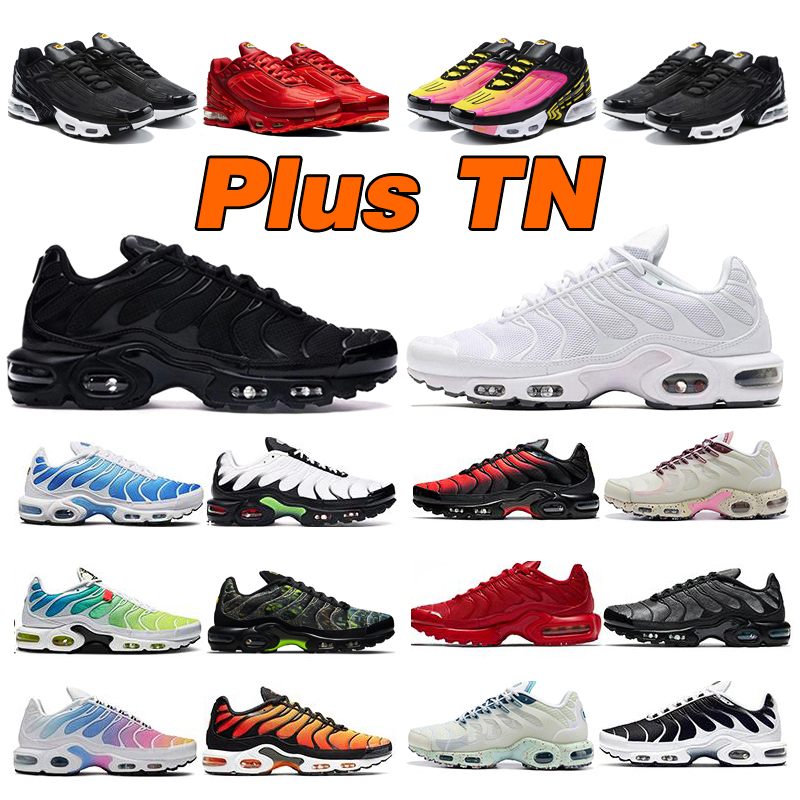 

Designer tn plus running shoes men terrascape tns 3 chaussures women mens sneakers Triple Black White University Blue Metallic Teal Womens, (33) 40-46