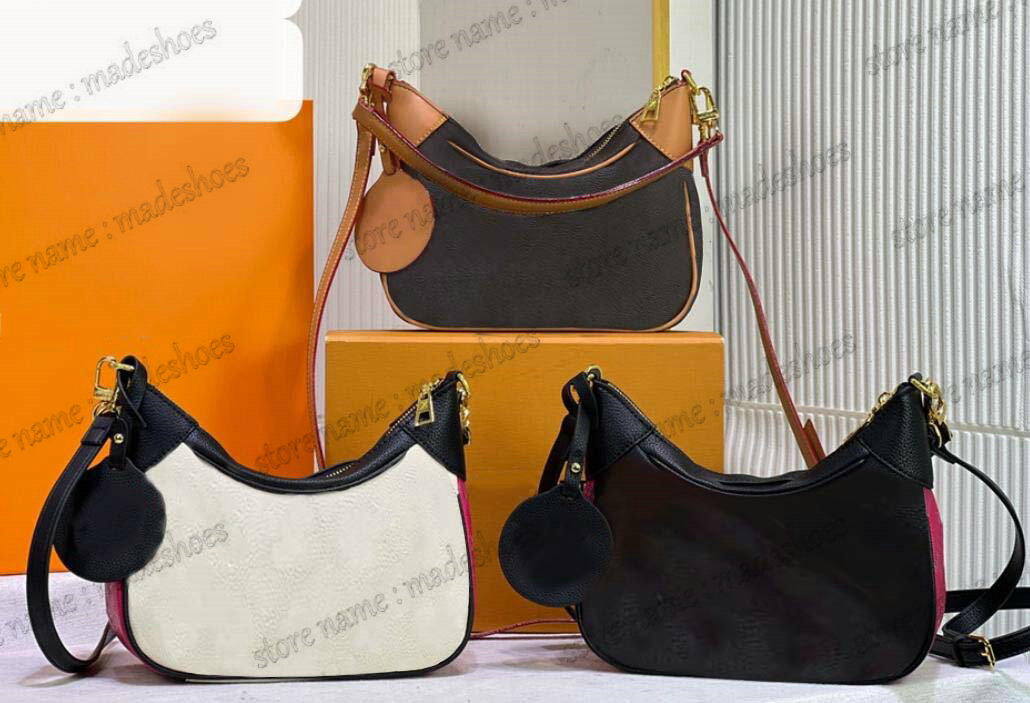 

2022 SS BAGATELLE BB Mini Hobo Bag Monograms Casual Leather Elegant Logo Womens Designers Handbag Luxurys Cross Body Fashion Shoulder Bags Designer Handle Bag