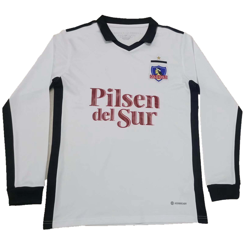 

Long sleeve 2022 2023 Soccer Jerseys Colo Colo LUCERO ZAVALA SOLARI home away football full shirt, Long sleeve away