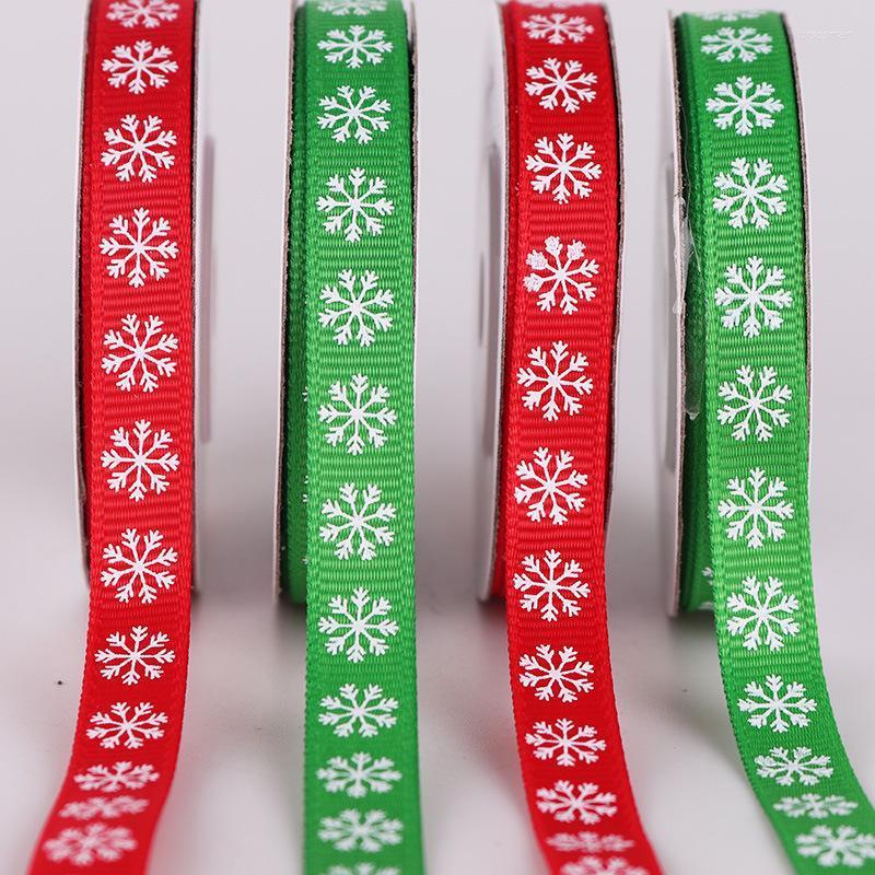 

Hair Accessories 10y/Roll 10mm Christmas Day Ribbon Printed Grosgrain For Gift Wrapping Wedding Decoration DIY Bows, Multi