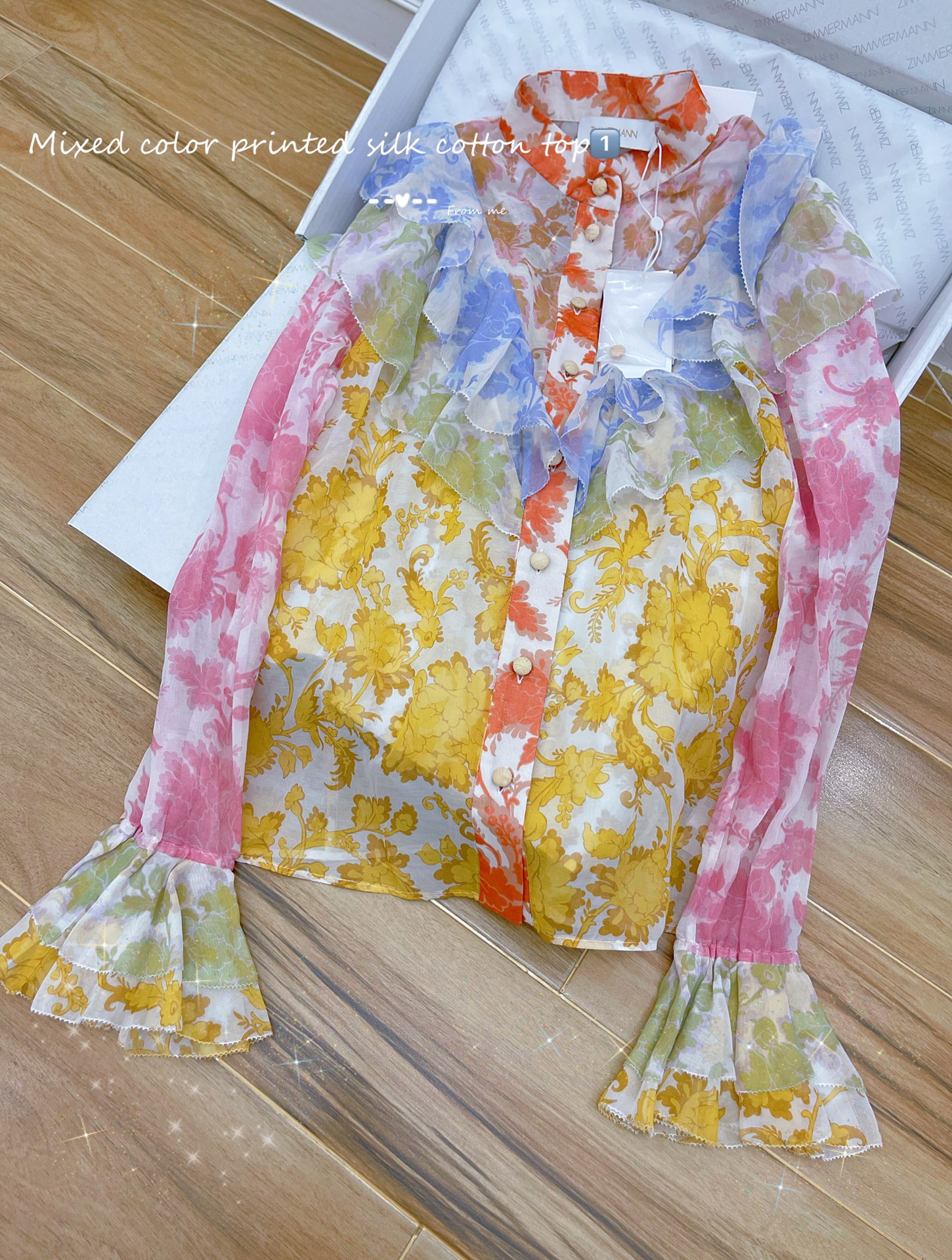 Z Flower Cold-Ruffled Coll Shirts Robes d'été pour les femmes 2022 NOUVEAUX d'anniversaire de la Saint-Valentin Gift Mère de la fête de la Mère A