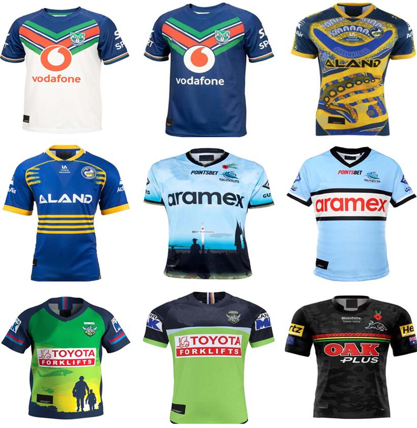 

2022 Warriors Parramatta Eels rugby jersey 21 22 CRONULLA SHARKS CANBERRA RAIDERS HERITAGE Penrith Panthers PREMIERS RUGBY shirt, Orange