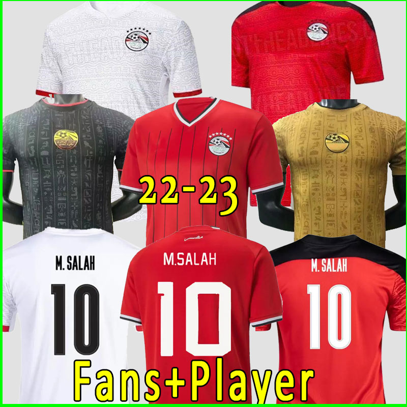 

2022 Egypt soccer jersey national team Home Away M.SALAH maillot de foot SALAH #10 Camisetas futbol men kids kit football top shirt 2023