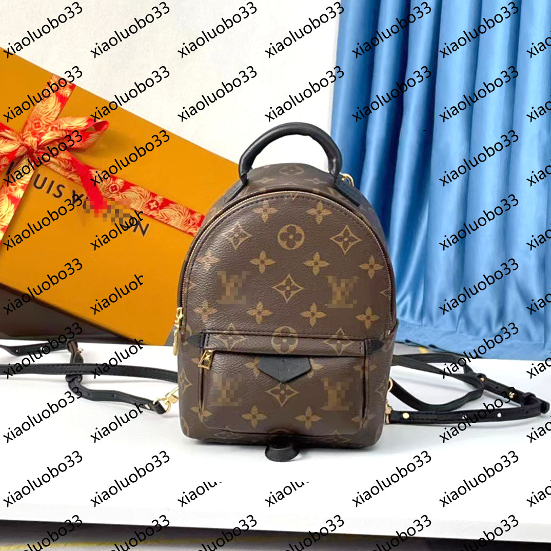 

wallet PALM SPRINGS Mini Backpack Women Shcool Bag Luxury Shoulder Bag Designer Travel Messenger Bags Purse M44873 GGs GGity YSLity louiseity LVs Viutonity, Yellow flower mini
