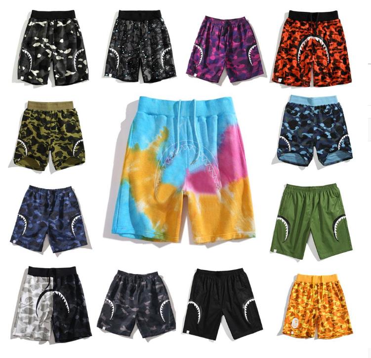 

1 shark MOUTH head shorts men street Beach Mens sports pants womens bathing unique ape Sweatpants summer camouflage short pant fashion letter printing iytr 2, I need look other product