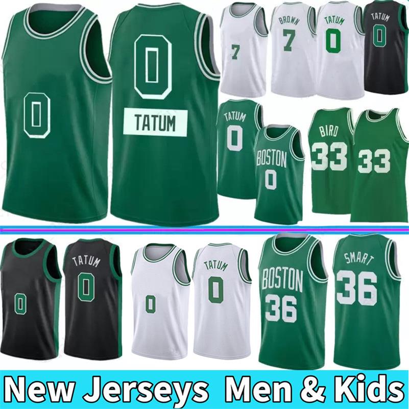 

Men Youth Kids 0 Jayson Tatum Basketball Jerseys 75th Anniversary Jaylen 7 Brown Marcus 36 Smart retro Jersey Shirts Wear, Colour 10