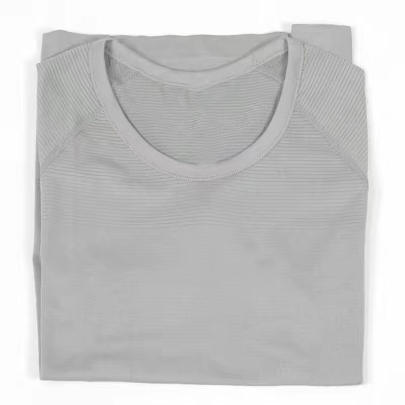 

Active Shirts & Tees designer Sports Quick Dry T-shirt Designer yoga womens wear ladies Gym Tshirts short sleeved Moisture Wicking Knit High Elastic Fitness Solid OXT4, Ll 7