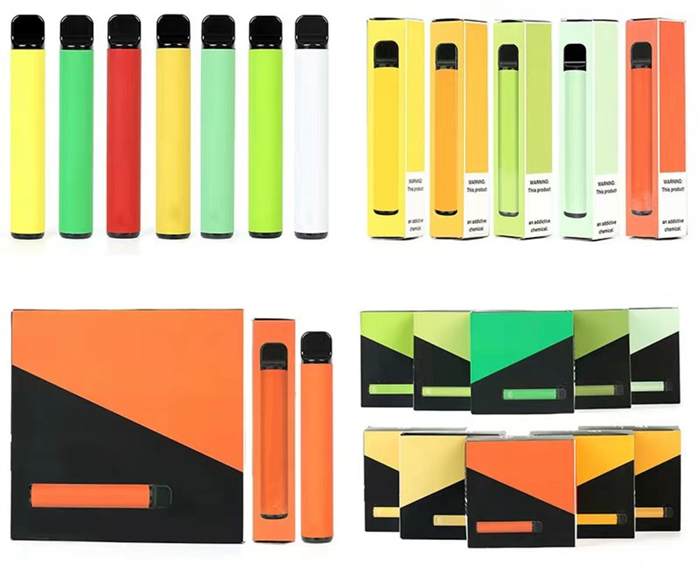 

800 puffs Disposable Vapes cigarette 80 colors Pod Cartridge 550mAh Battery 3.2mL Pre-Filled Vape pen Pods Stick Portable Vaporizer