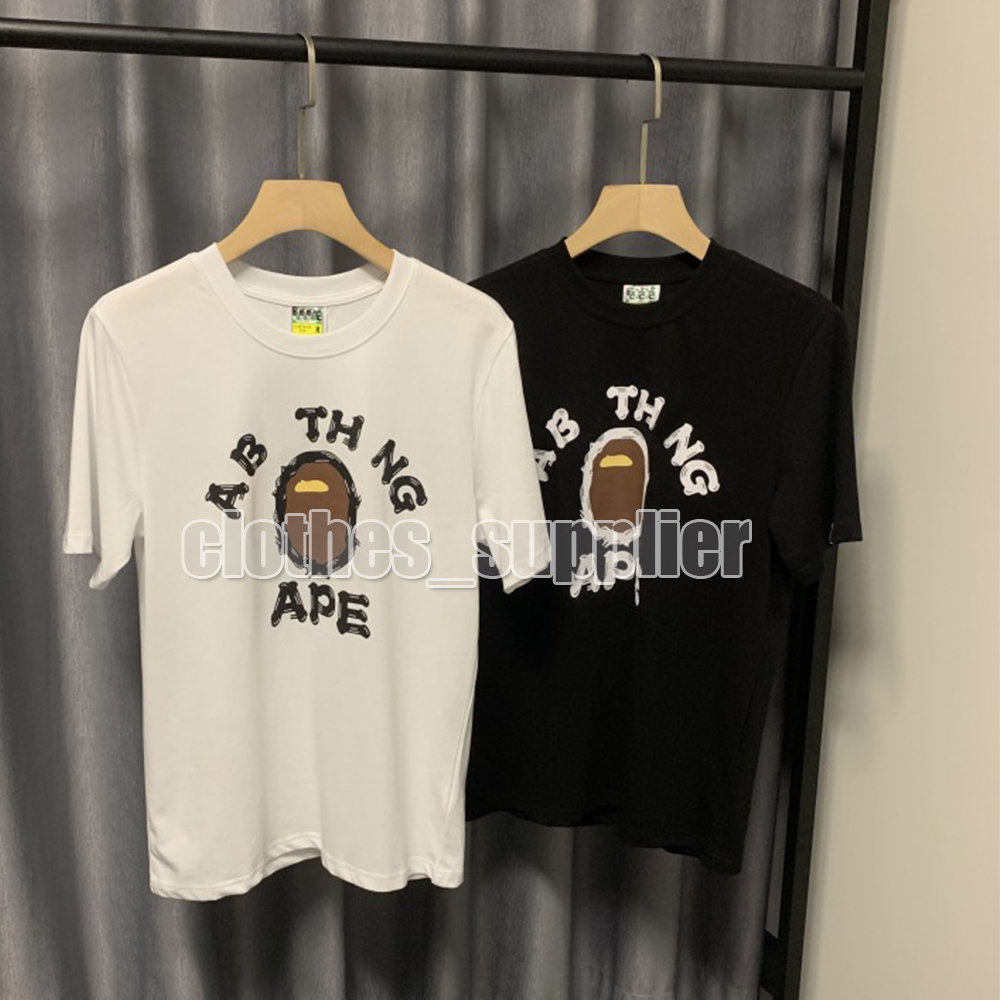 

2022 Couple style ape T-shirt Fashion Mens Animal Print T Shirt Summer Womens Clothing Cotton Short Sleeve T Shirt High Quality Couples Tees, 2c