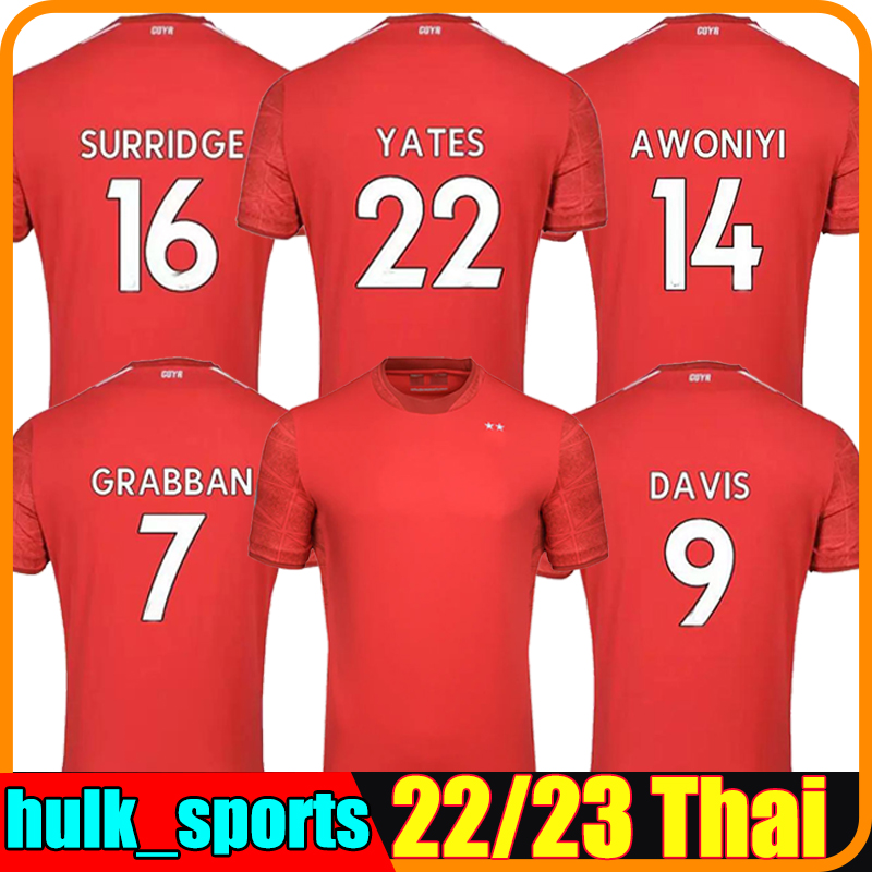 

21/22/23 Nottingham GRABBAN Soccer Jerseys Johnson Surridge 2022 2023 Forest home Awoniyi AMEOBI MIGHTEN KROVINOVIC Zinckernagel Yates Football Shirt Men Kids Kits, 21-22 home kids