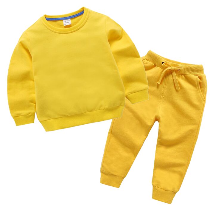 Children&#039;s Tracksuit Sets Boys and Girls Sports Suits Spring Sweatshirt Hoodie Outdoor Causal Clothes 2 Piece Teenager Set 2-8 Years-image-759339695