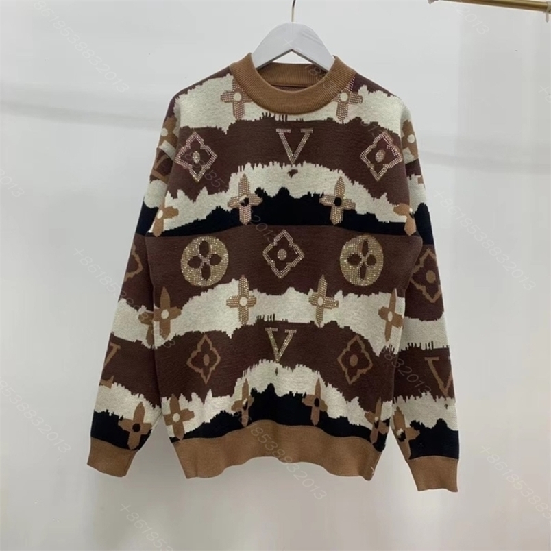

Wholesale design women wool knit sweater shirt brand Louisclothes logo crochet mujer sweaters round neck pullover coat winter womens casual hoodies