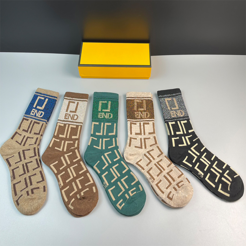 

2022 Mens Socks Designer For Womens Men luxury cotton Sock classic Designers letter Stocking comfortable 5 pairs together high quality Popular trend LOL, Extra amount