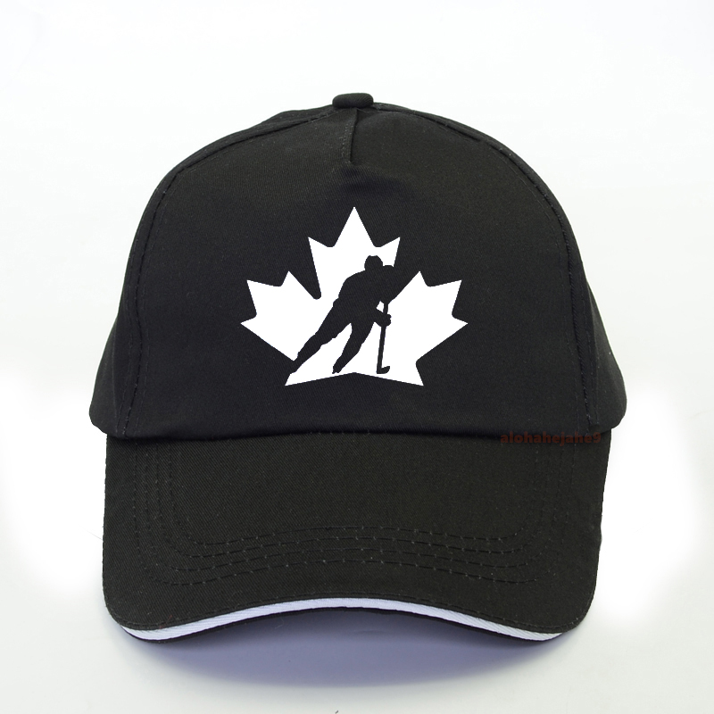 

summer men Gorras Canada Baseball Cap Flag Of Canada Maple leaf Hat Snapback Adjustable Mens TEAM CANADA Hockey Snapback Hats, White