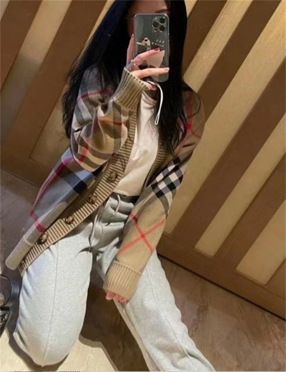 

Fall Winter Women Cardigan Sweater Coat Wool Blended Woman Knitwear Ladies Knitted Top O-Neck Long Sleeve Sweater Jacket Coats, Style 2