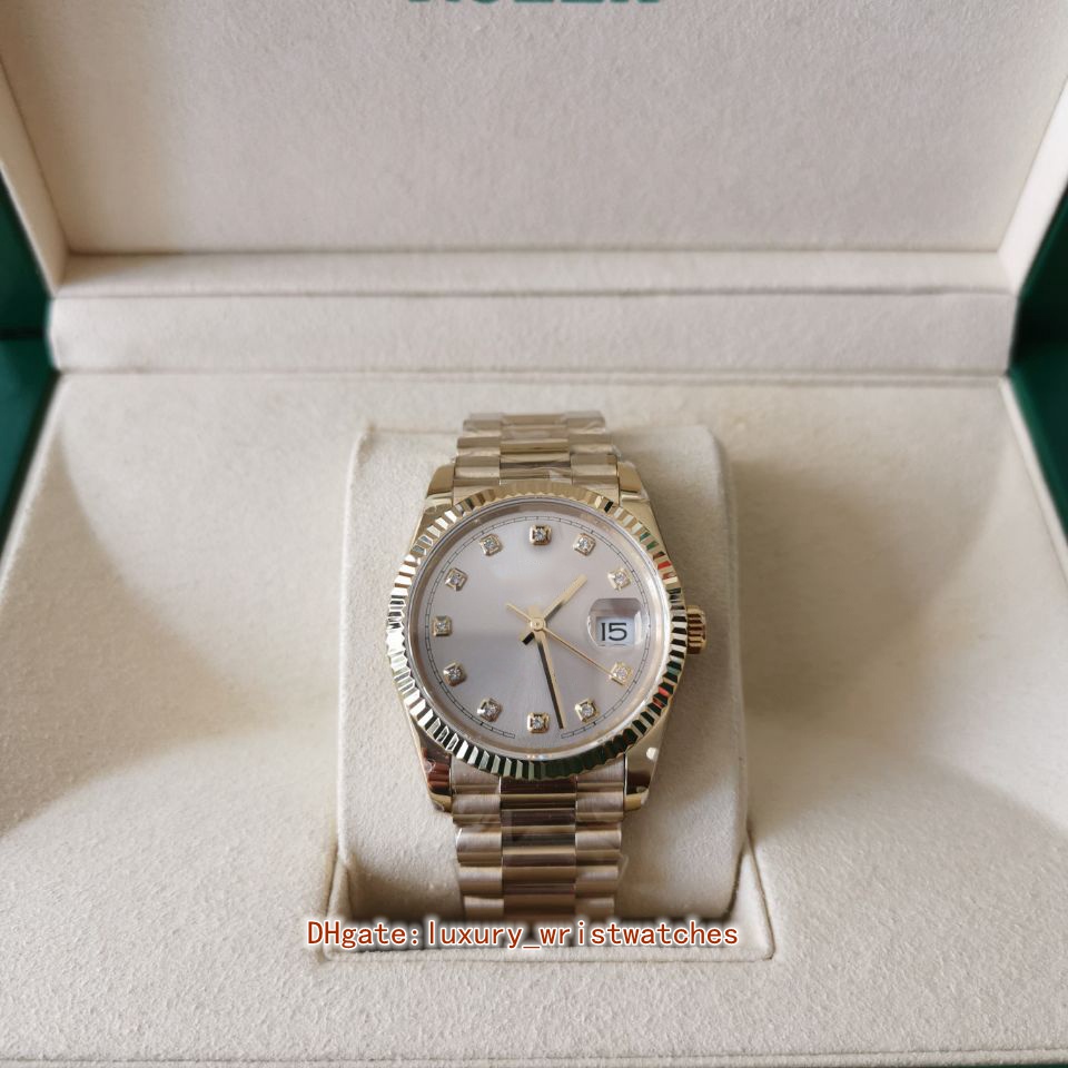 

Fashion BPF Ladies watch Wristwatches 278278 31mm Yellow Gold Diamond Luminescent Sapphire Glass cal.2813 Movement Mechanical Automatic Women's Watches, Buy box
