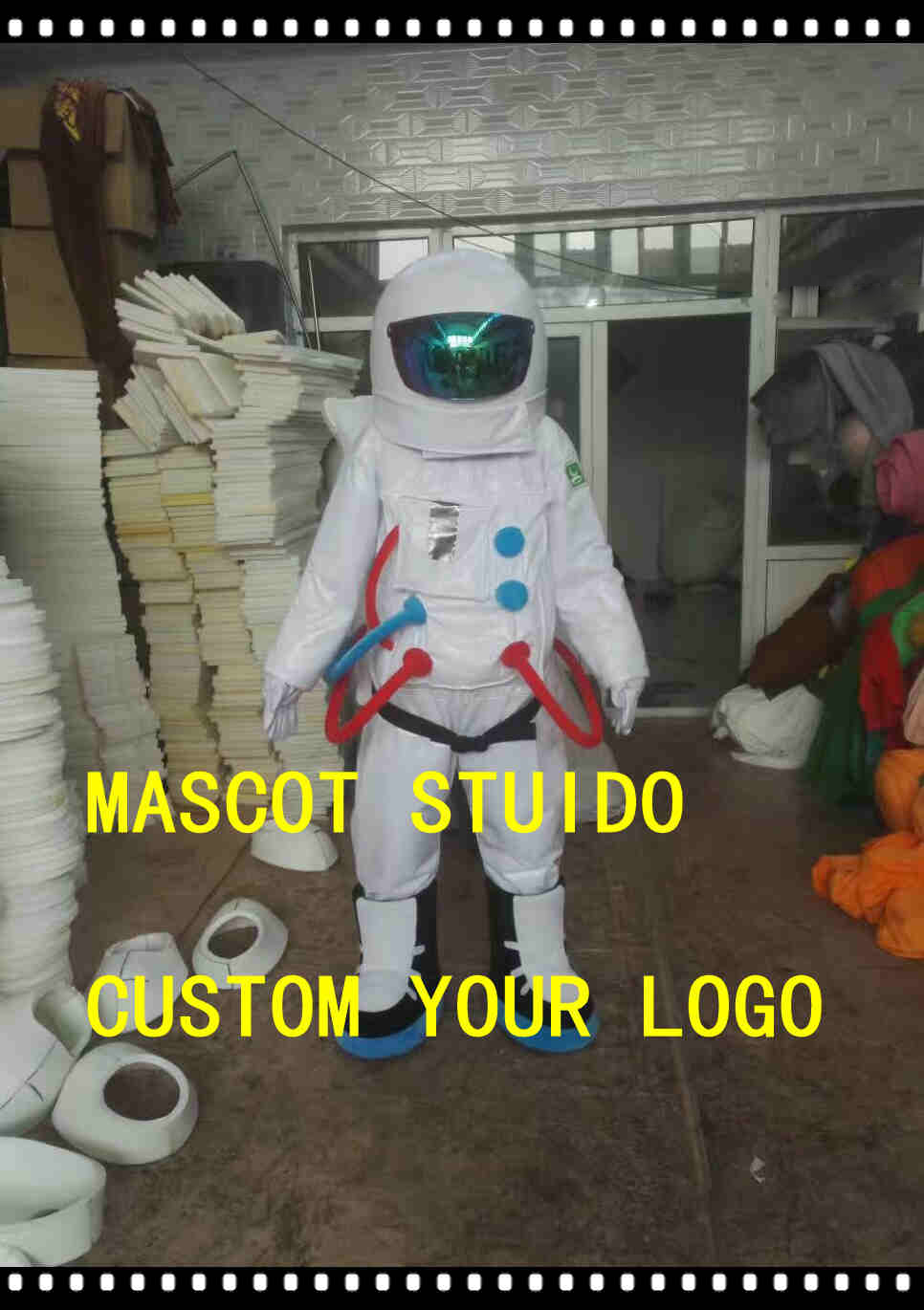 

astronaut mascot costume custom fancy costume anime kit mascotte theme fancy dress carnival costume41971, White