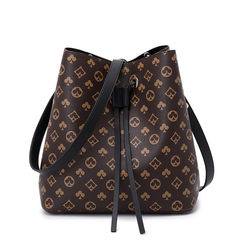 

luxurys designers fashion Shoulder bags high Quality Bucket Handbags Lady crossbody flower Purses Women Tote Drawstring bag Letter Leather Clutch Handbag purse, Red with logo