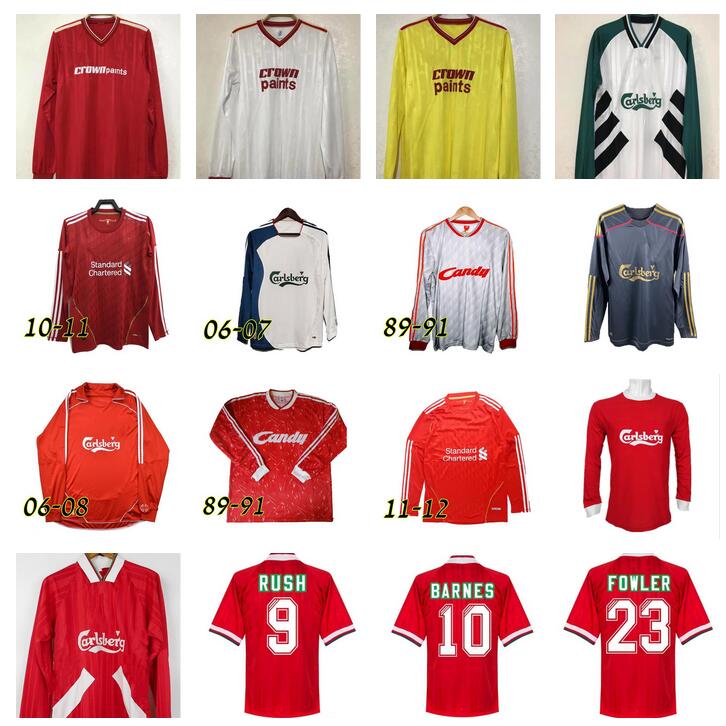 

Long sleeve 1985 1986 McMANAMAN Retro Gerrard Soccer Jerseys TORRES 1982 DALGLISH Football Shirts FOWLER 1989 Maillot Barnes Rush 85 86 89 91 93 95 98 06 07 08 09 10 11 12