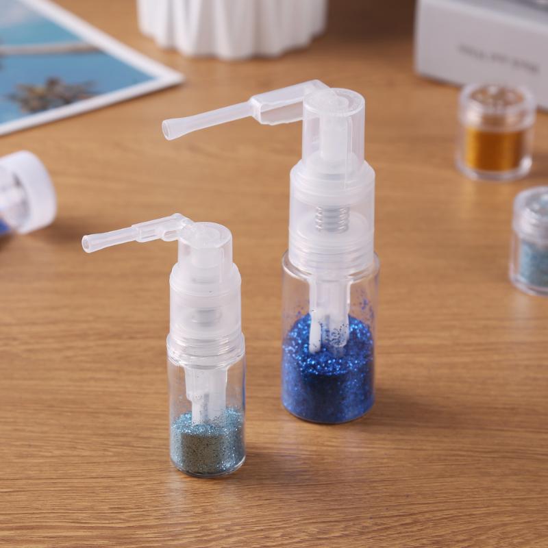

Storage Bottles & Jars 14/35ML Powder Spray Bottle Empty Transparent Plastic Makeup Talcum Lotion Container Travel Sprayer