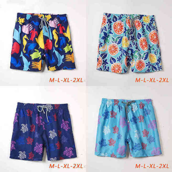

02 swim quick drying men's beach pants turtle vilebrequin fashionable urban leisure hip hop printed shorts swimwear swimming trunkssu, 12