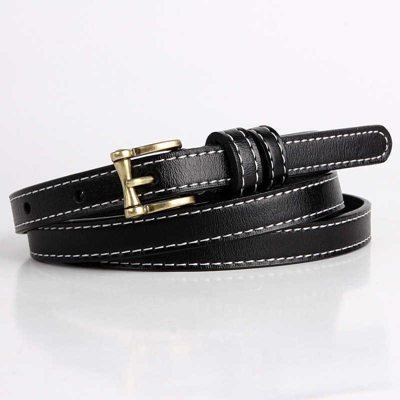 

wholesale 2022 TopSelling spring summer fashion needle buckle belts new Korean women's dress waistband leather thin cowhide belt, As the picture